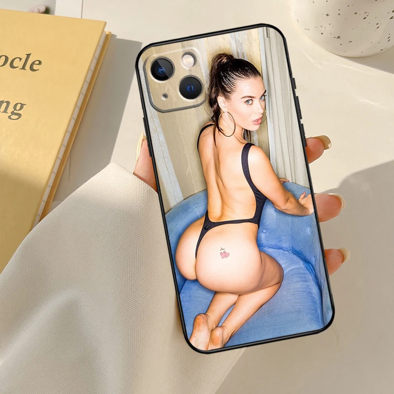 Sexy Lana Rhoades Phone Case For iPhone 13 12 11 14 15 Pro Max Case For iPhone XR X XS Max 7 8 Plus SE Coque Capa