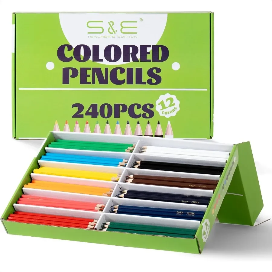 

Colored Pencils 240PcsColoring Pencils Set for Adults Drawing Pencils for Sketch Woodcase Lead Pencils Wooden Colored Pencils B