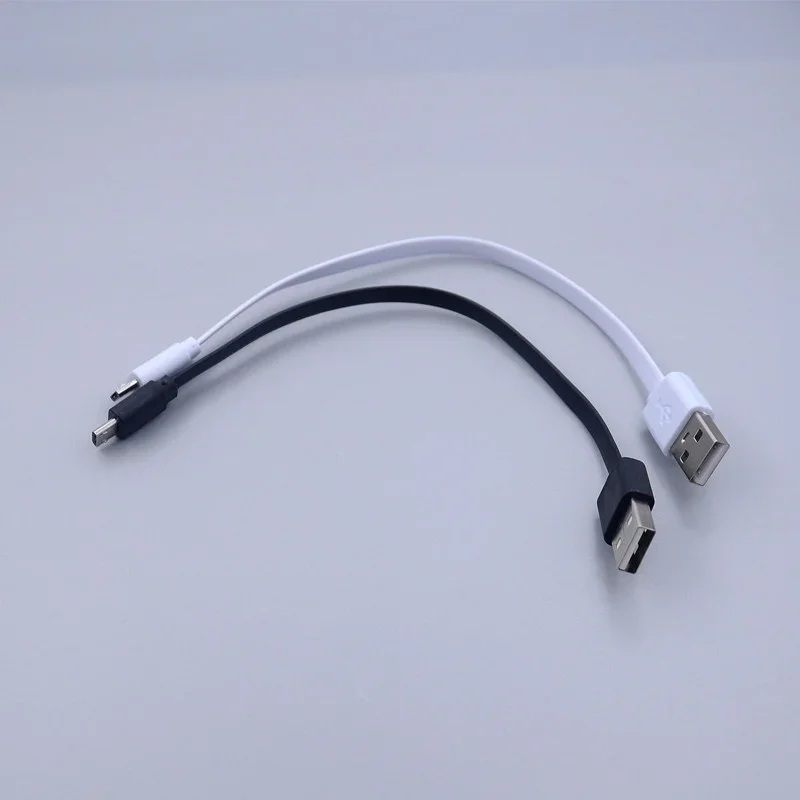 0.2m Cable Type C Micro Usb C Cable Short Charging Cord for Samsung Xiaomi Huawei Android Phone Charger Flat Adapter Accessory