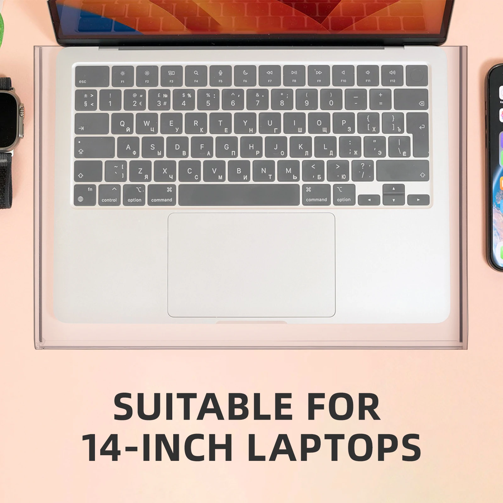

Premium Acrylic Transparent Keyboard Cover Dust-Proof Waterproof Protector Shield For Laptop Desktop Household Cat Anti Crumbs
