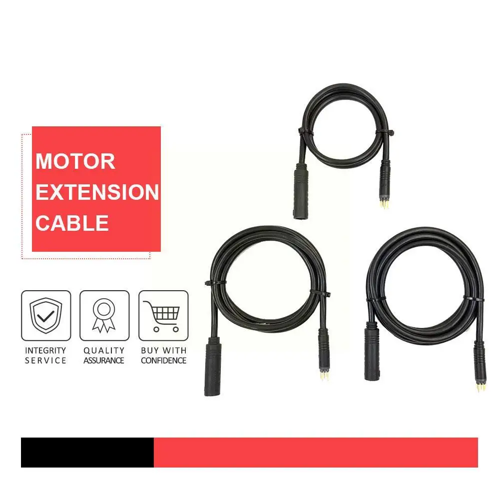 9 Pin EBike Motor Extension Cable Connector Female Cable Motor Cable Bike Accessory Wire To Adapter Male Power Electric E-b H8M2