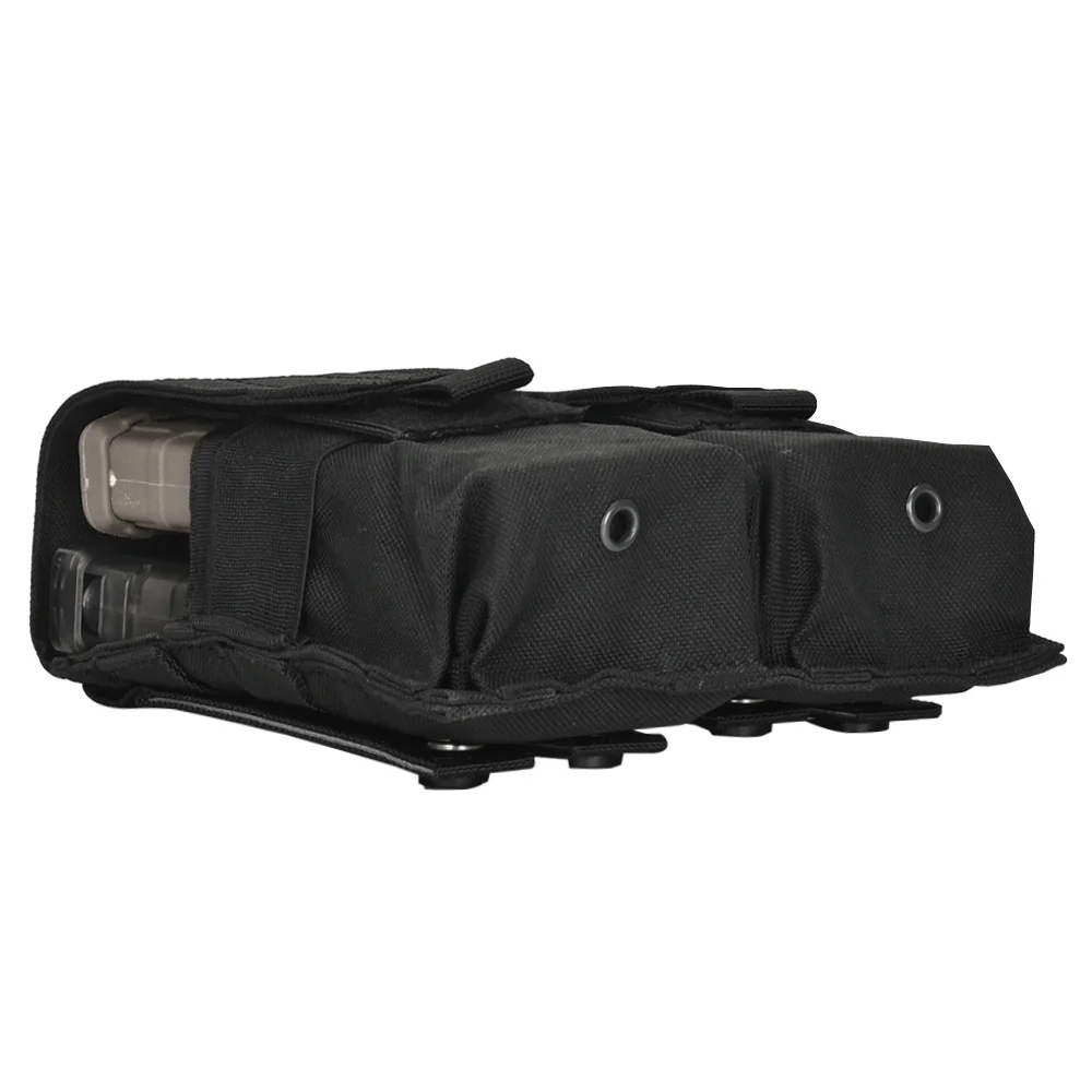 Tactical Molle Double Magazine Pouch Rifle Airsoft Paintball Shooting Holder Pack Mag Bag Carrier per M4 AK47 AR15 5.56 7.62mm