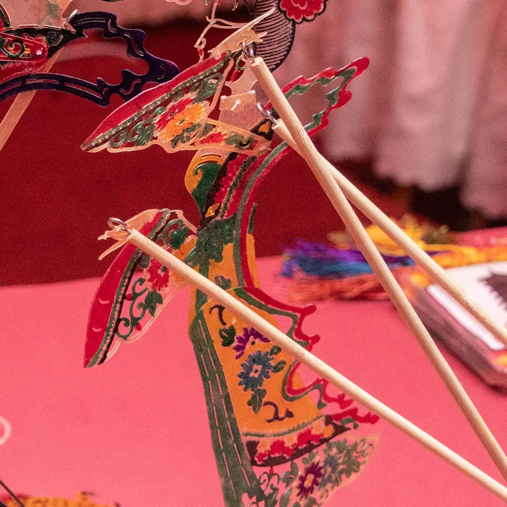 ไม้ควบคุมหุ่นเชิด 10 ชิ้น ไม้แท้สำหรับงาน DIY แท่งควบคุมสำหรับการแสดงหุ่นเชิดมือและการแสดงเงา แท่งงานฝีมือไม้