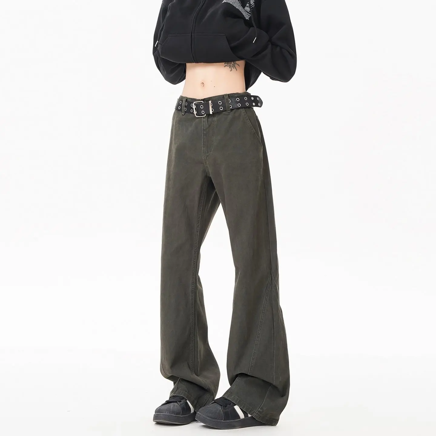 

High Quali Low Rate Deep Fit Spring New Cleanfit Men's Jeans Cotton Micro Loose Straight Stand Edition Teenager Jeans