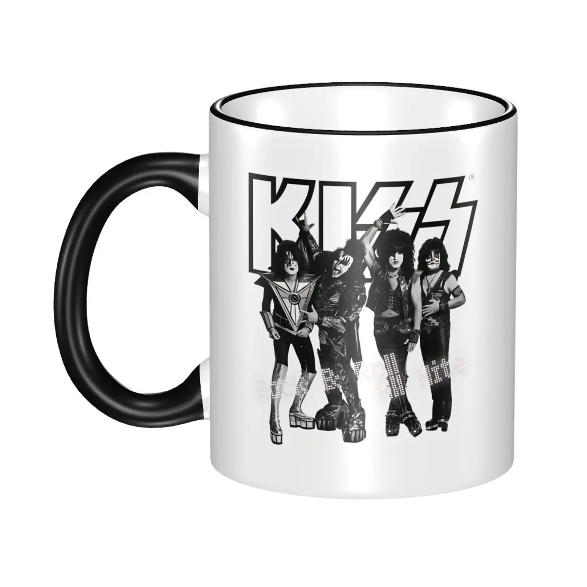 

Fun Kiss Band Rock & Roll All Nite Full Ace Frehley Coffee Cup Office Mug