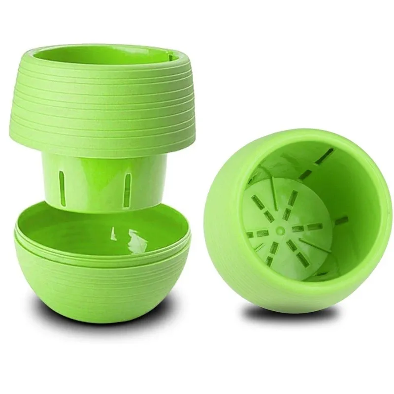 

1 шт. мини-горшок для суккулентов и небольших растений, сменный, с дренажным отверстием и резервуаром для воды