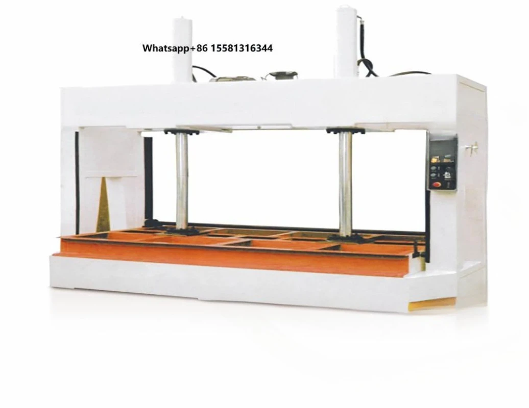 Woodworking High Frequency Cold Press Machine XINJUN XJ-50T 380V 50T Pressure Pump 1250x2500mm Working Table 4-5.5kW Power Easy