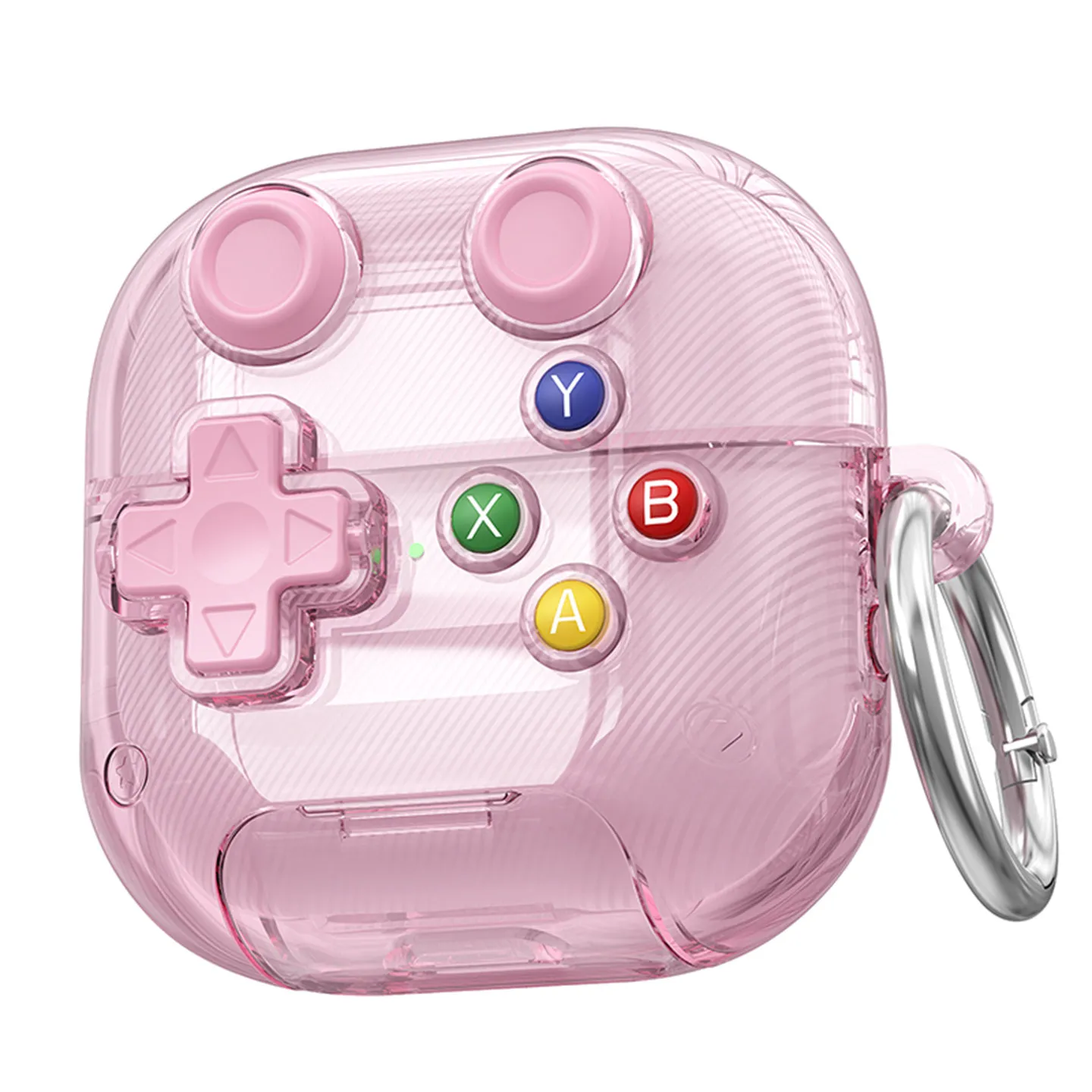 Transparent Retro Game Console Design Earbuds Case For huawei freeclip2 freebuds pro5 with Holder & Stress Relief Button cover