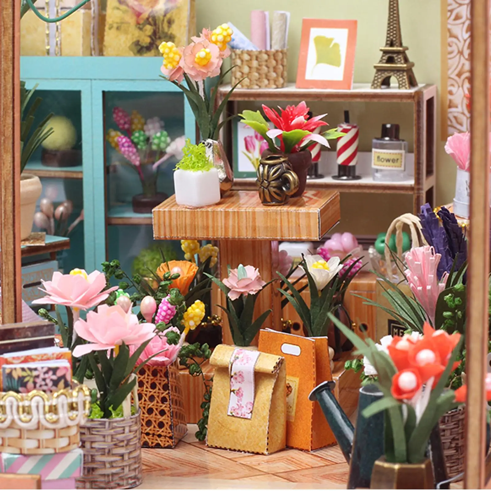 

Мини-набор для сборки дома, набор для изготовления мебели и инструментов, клей, креативная деревянная модель ручной работы, теплица для взрослых