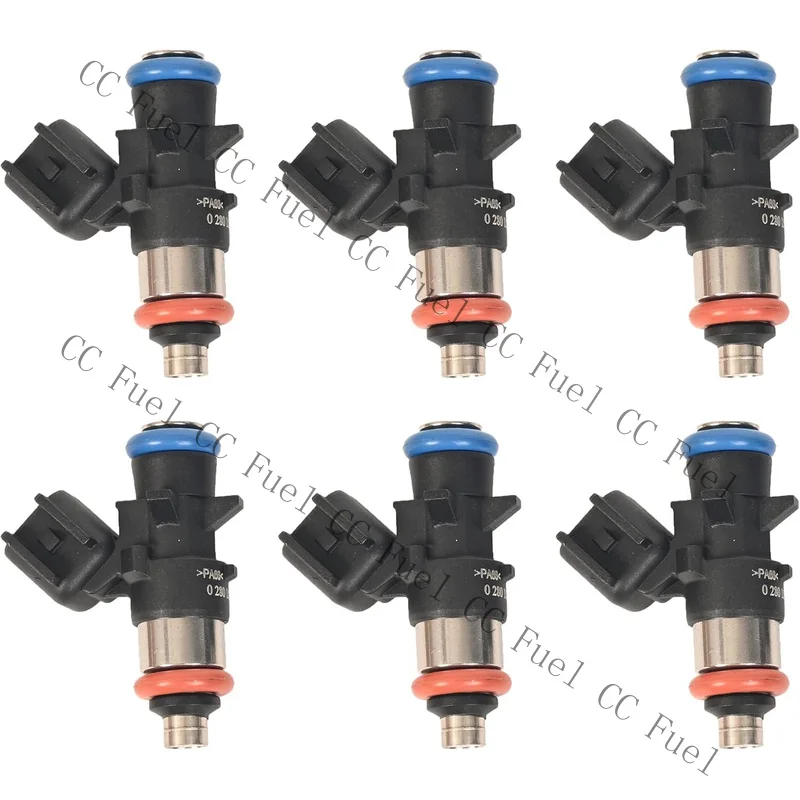 C+ 6Pcs Fuel Injectors For Chrysler Dodge Ram Jeep 3.6L 5184085AC 0280158233 FJ1147