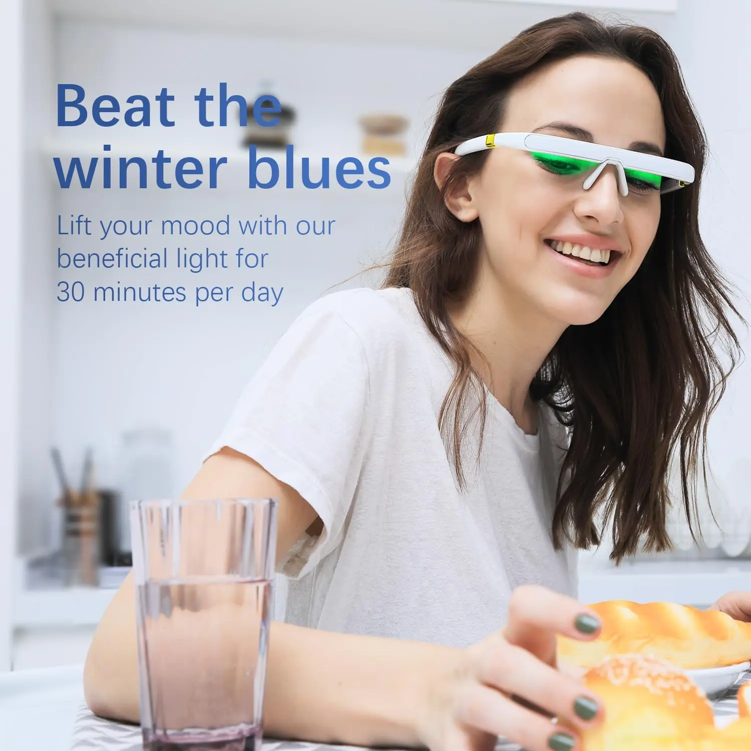 PEGASI 2 - Smart Light Therapy Glasses, Improve Your Sleep in 7 Days, Feather-Light, Boost Energy, Beat Jet Lag