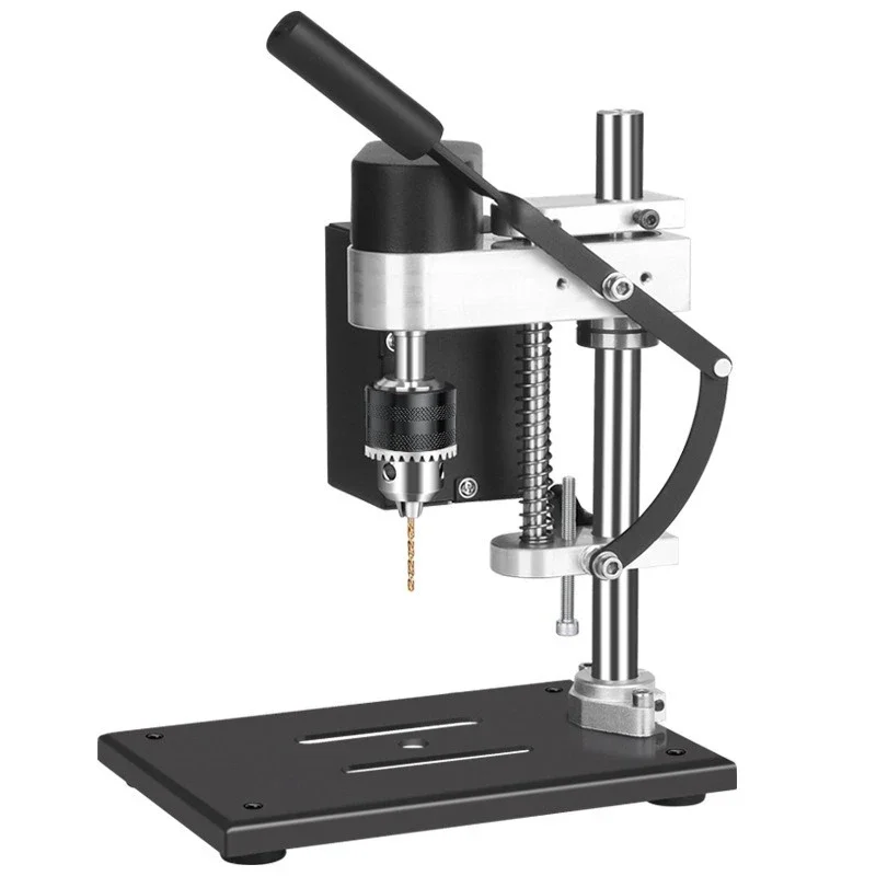 Speed Regulation Drilling Machine Drill Table Bracket Industrial Desktop Electric Drill Buddha Bead Drilling Machine