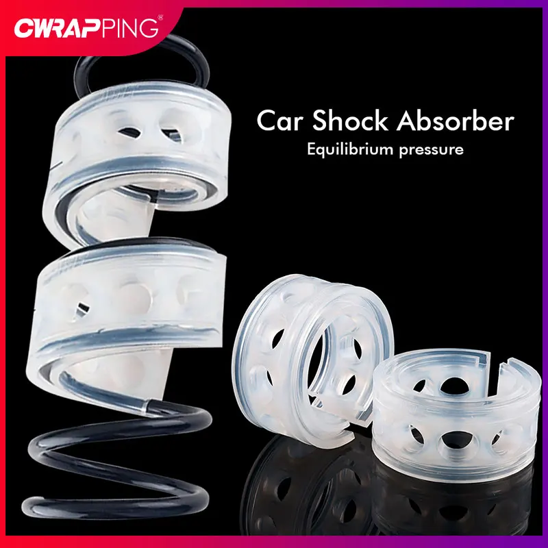 Car Spring Buffers Car Buffer Shock Absorber Coil Urethane Rubber Buffer for Cars Springs Cushion Buffering Auto Goods