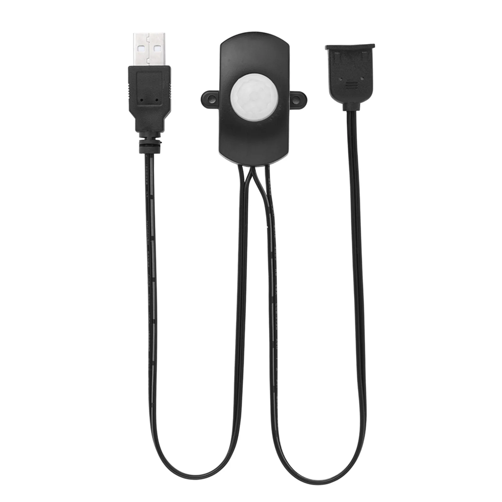 ZK20 2A DC 5‑24V PIR Infrared Motion Sensor Detector Automatic Switch LED Strip USB Interface Black