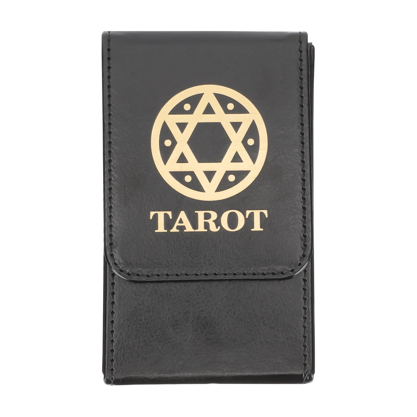 

Paper Card Storage Box Portable Pu Tarot Container Moisture Resistant Rectangular Case For Cards Envelope Postcard Check