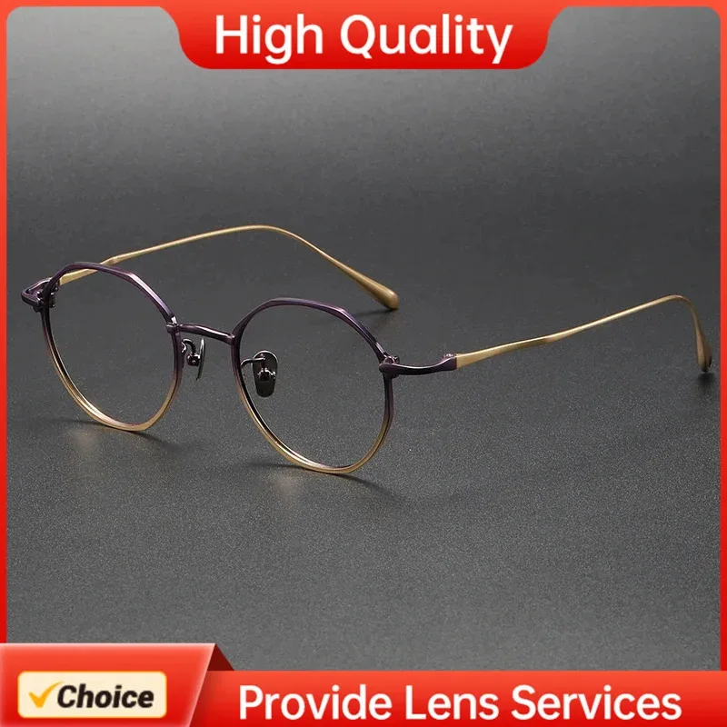 Hot Fashion TAYLOR style Optical Spectacle Frame Ultra-light Pure Titanium IP For Men Women Bagua WITH RESPECT Eyeglasses Frames