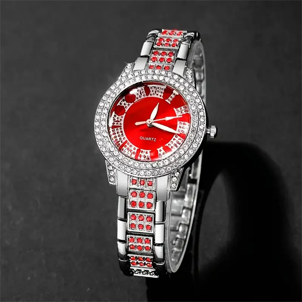 Fashionable couples quartz watch set, zinc alloy case, analog display, perfect gift for Valentine's Day, Easter and Eid
