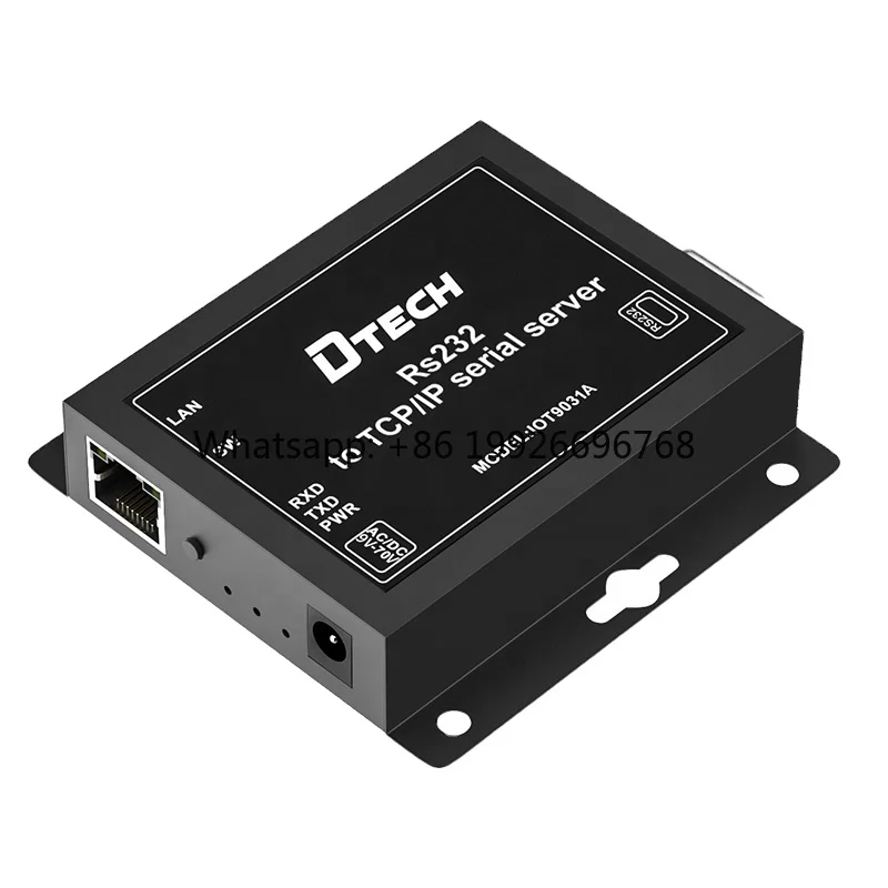 High Definition Industrial converter series Support POE Function OEM ODM RS232 to TCP IP serial server