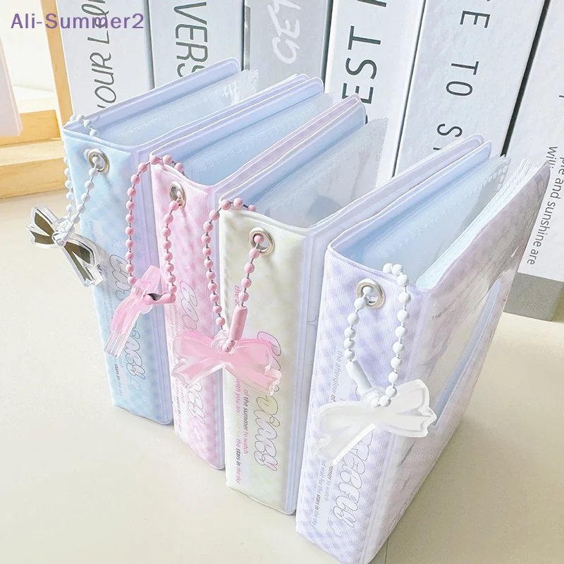 Kpop Photo Card Binder 3 Inch - Фотоальбом Summer2 с милым бантом, 3