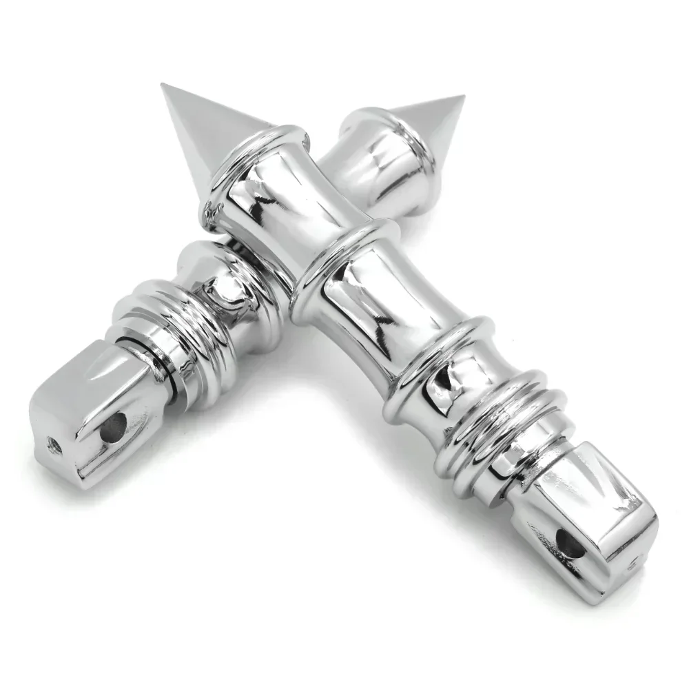 

Motorcycle Spike Passenger Foot Pegs for Kawasaki Vulcan 2000 (All Models) 2004-2010 (Rear),Vulcan 900 Custom/Classic 2006-2013