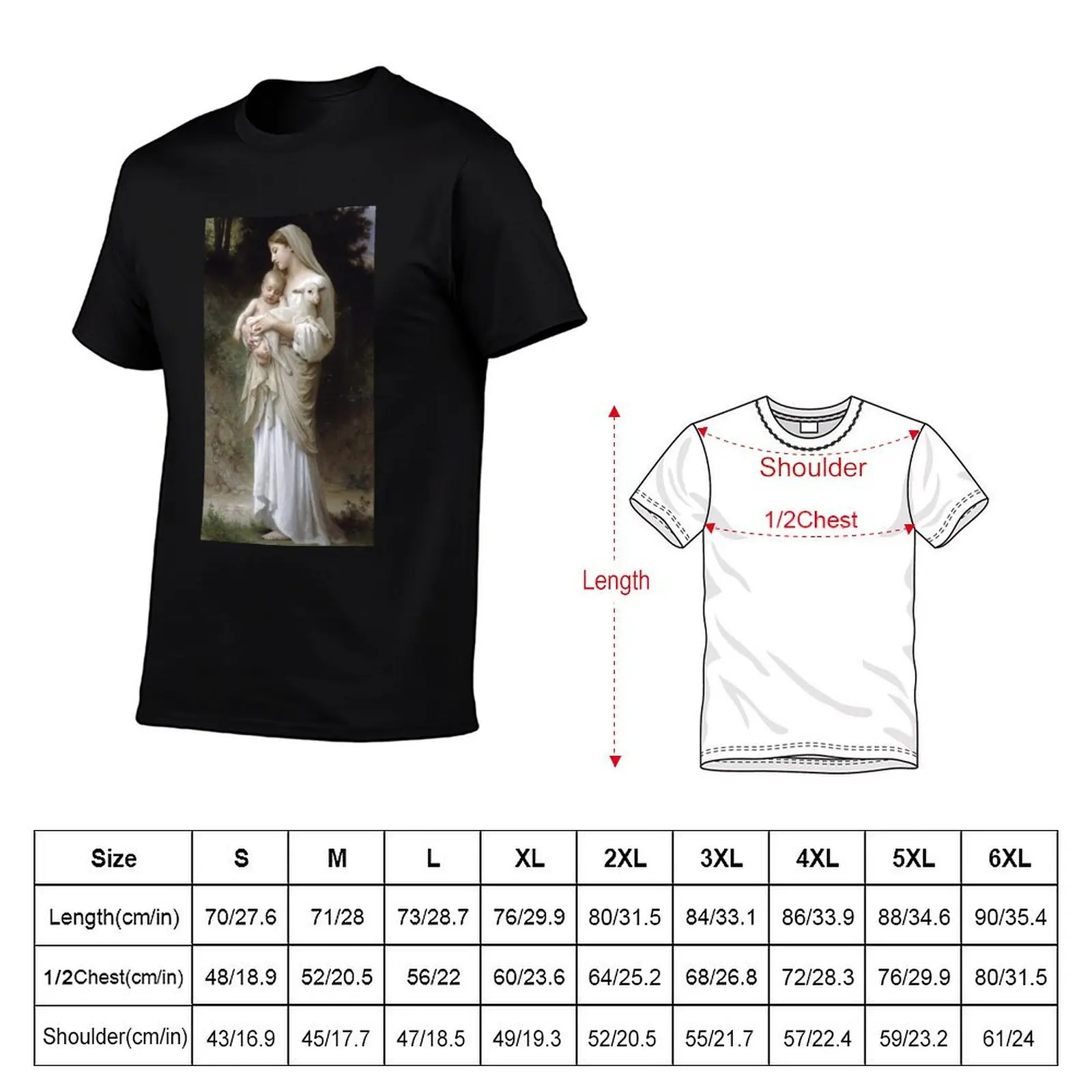 Innocence by William Bouguereau T-Shirt essential t shirt t shirts for man pack cotton T-Shirt