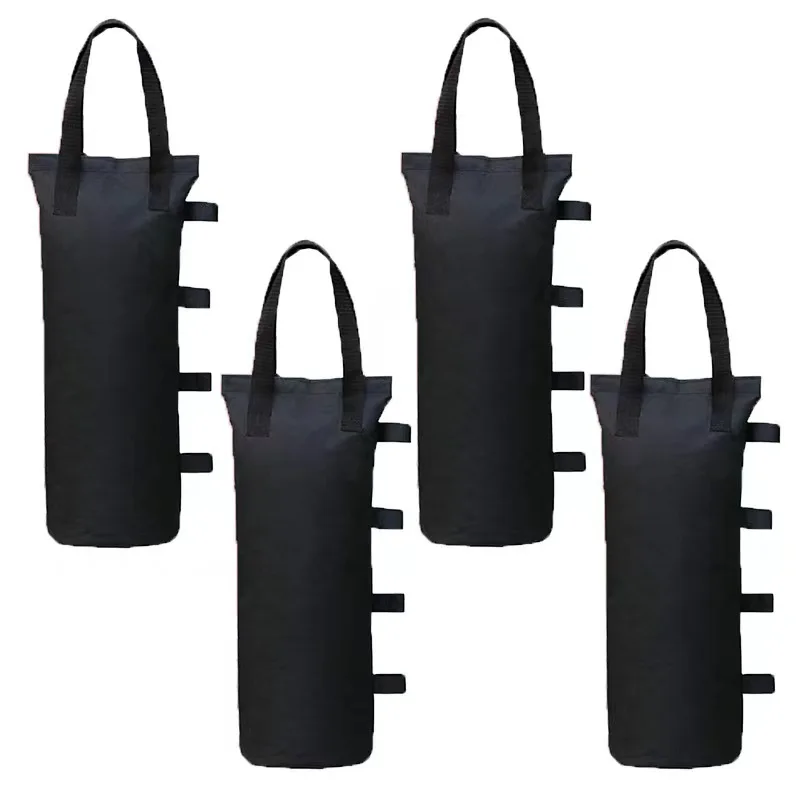 4pcs Tent Weight Bags, Sandbag Anchor For Outdoor Canopy Gazebo Leg Fixing, Portable Camping Shelter Stabilizer Accessory