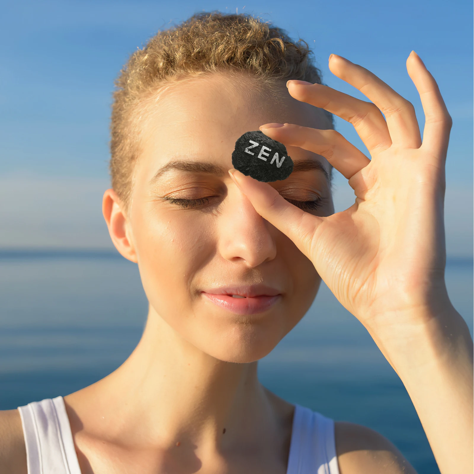 

Mini Garden Stone Decoration Zen Style Resin Rock Ornament for Indoor Outdoor Bonsai Micro Landscape Zen Rock Decor