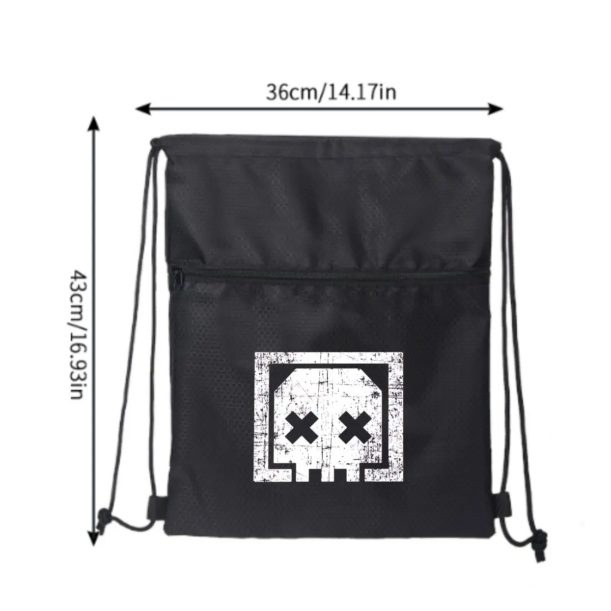 Tas Ransel Serut Motif Distressed, Tas Ransel Serut Grosir, Tas Serut