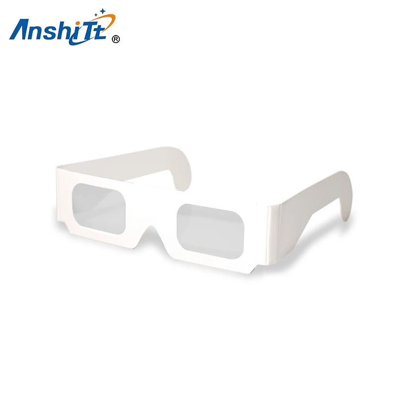 

100pcs 3D Spectrum Glasses Cardboard 3D Full-Frame Chroma ，Depth Glasses for Books,Magazines&Schools Education