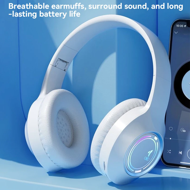 XIAOMI Bluetooth Headphone Wireless Headset Over The Ear High Fidelity Bass Stereo With Mic Music Gaming Foldable Headsets