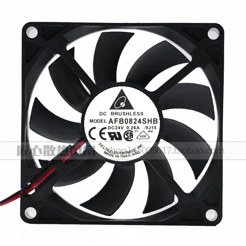Original Delta 8015 24V 0.26A 8cm/cm Inverter Silent Cooling Fan for Electronics 80 x 80 x 15mm
