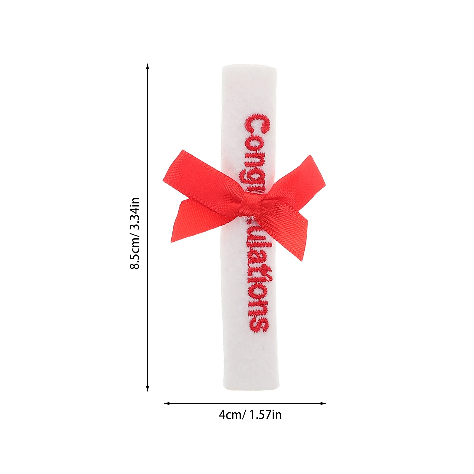 

4pcs Mini Diploma Graduation Bear Decorative Accessories Photo Enhancement Material Toys Academic Achievements