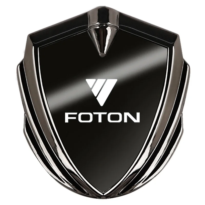 

For Foton Tunland G7 G9 E5 E3 Aumark S5 T3 C Sauvana Accessories Car Body Metal Shield Decorative Sticker Modification Emblem