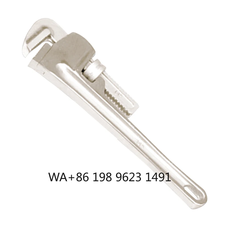 American  Titanium Pipe Wrench, UKAS GS Certified, Non-magnetic Anti-corrosion for Industrial Pipe Work