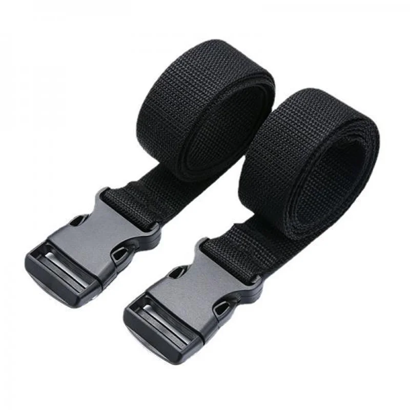 Travel Tied Nylon Cargo Tie Down Luggage Black Durable Lash Belt Strap With Cam Buckle Travel Kits Outdoor Camping Tool