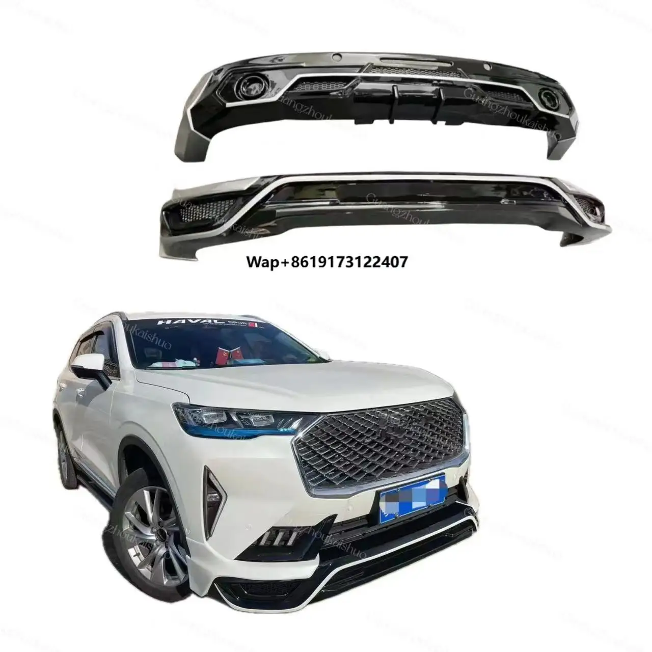 

Hot Sale ABS Material Car Bumper Body Kit for H6 Front Lip Rear Diffuser Spoiler Bodykit