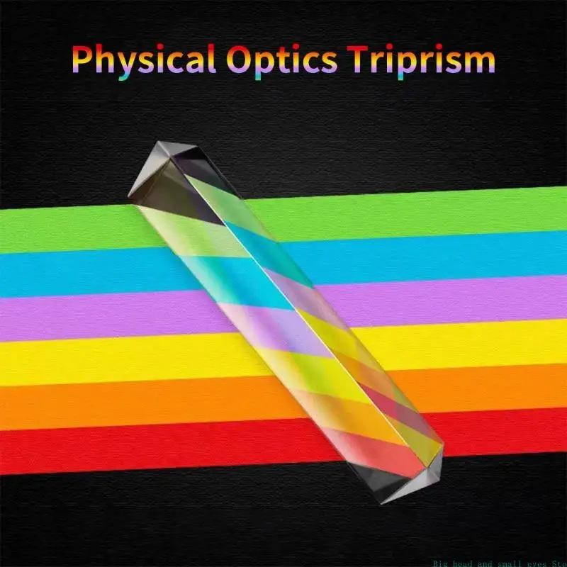 

581C Child Friendly Science Tool Visual Glass Prisms Small Glass Prisms Encourages Early STEM Skill Development for Project