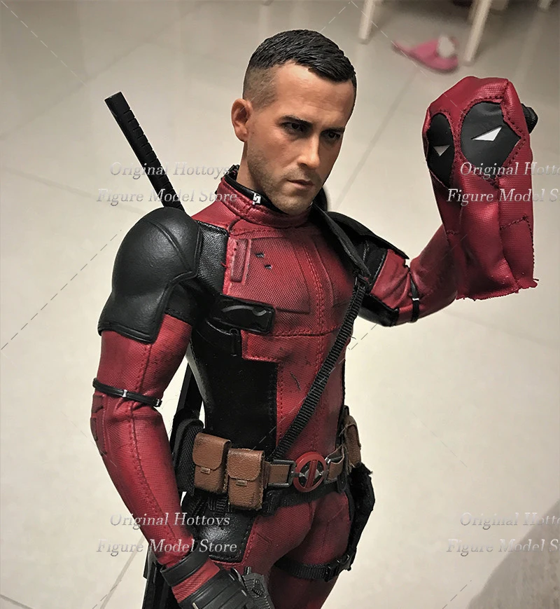 نحت رأس ديدبول للرجال ، نموذج شخصية الحركة ، نحت رأس ديدبول ، تيري رينولدز ، تناسب 12 "، مقياس ، متوفر