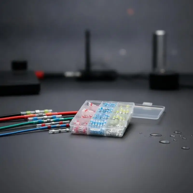 Waterproof Insulated Butt Terminals 50 To 500Pcs Heat Shrink Solder Seal Wire Connectors Marine Automotive Wire Splice