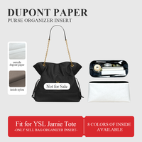 Dupont Paper Purse Organizer Insert Fit for YSL Jamie Tote Large Inside Storage Bag Lightweight Inner Liner Organizer Bag In Bag