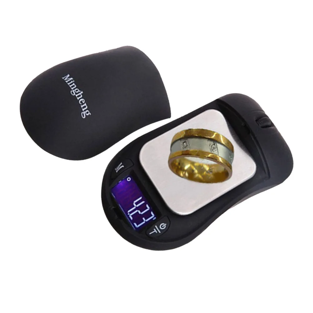 

200g/0.01 Mouse Design Gram Jewelry Scale Mini Portable Tea Gold Medicine Electronic Scale without Included