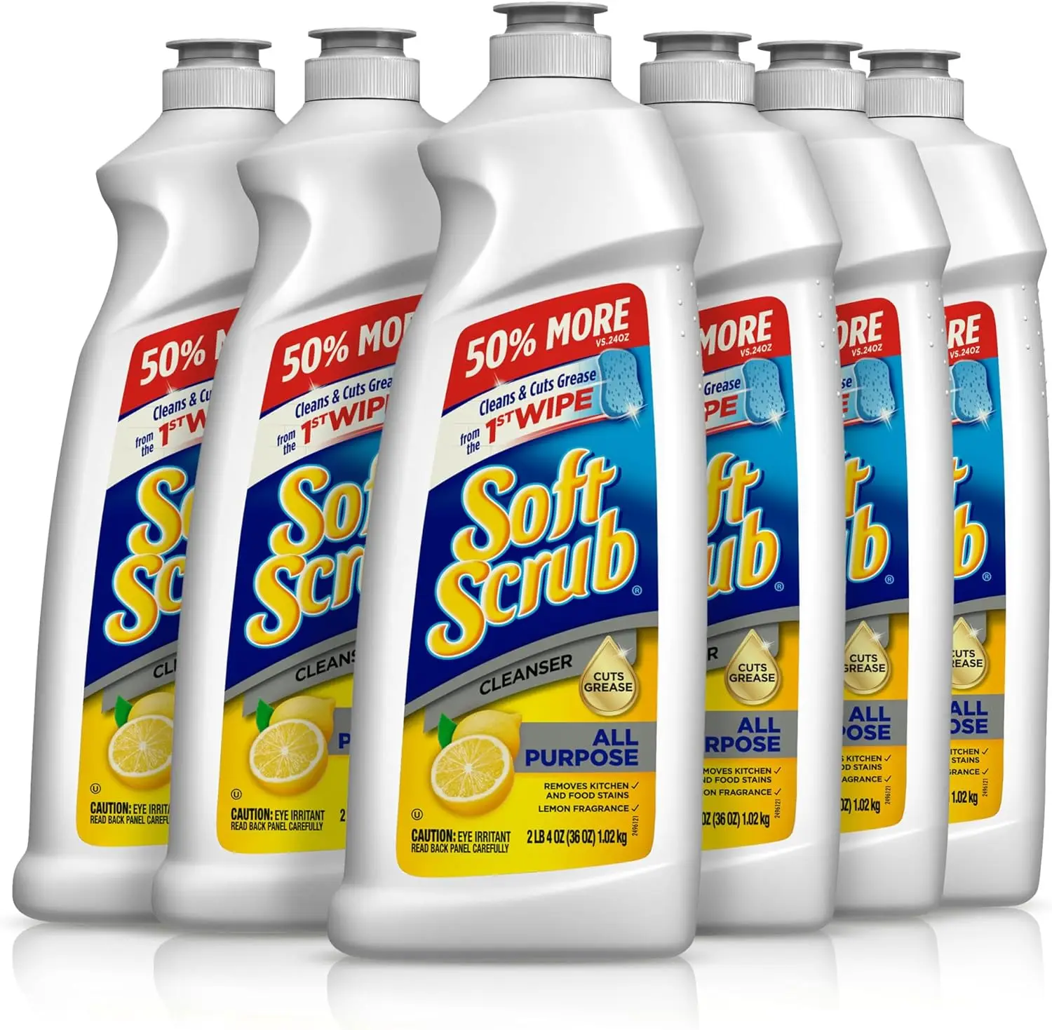 

Lemon Scented All-Purpose Cleaner, 36 Fl Oz, 6 Pack