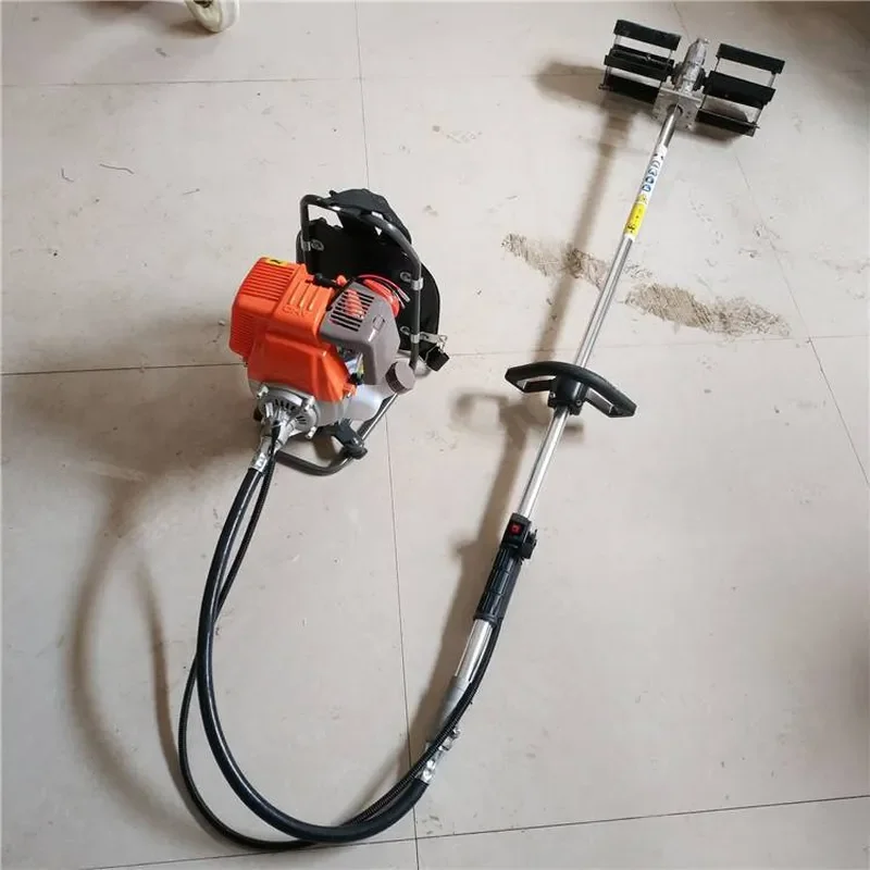 Four-stroke Backpack Disc Lawn Mower for Vegetable Garden Loosening Rotary Tillage and High-Branch Shearing Chainsaw for