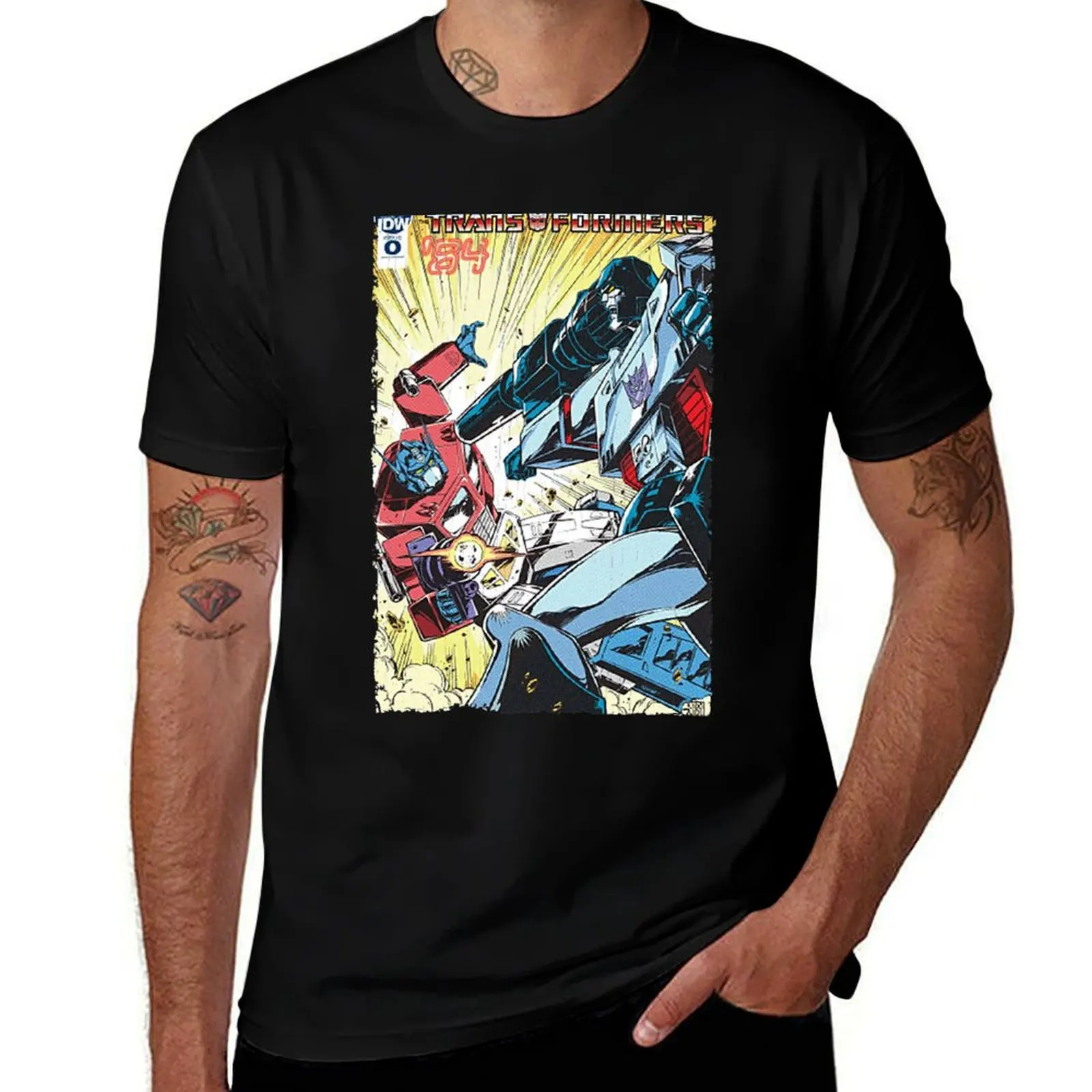 Transformers Vintage Cover Art T-Shirt baggy shirts T-shirts oversize Anime t-shirt t shirts for men pack