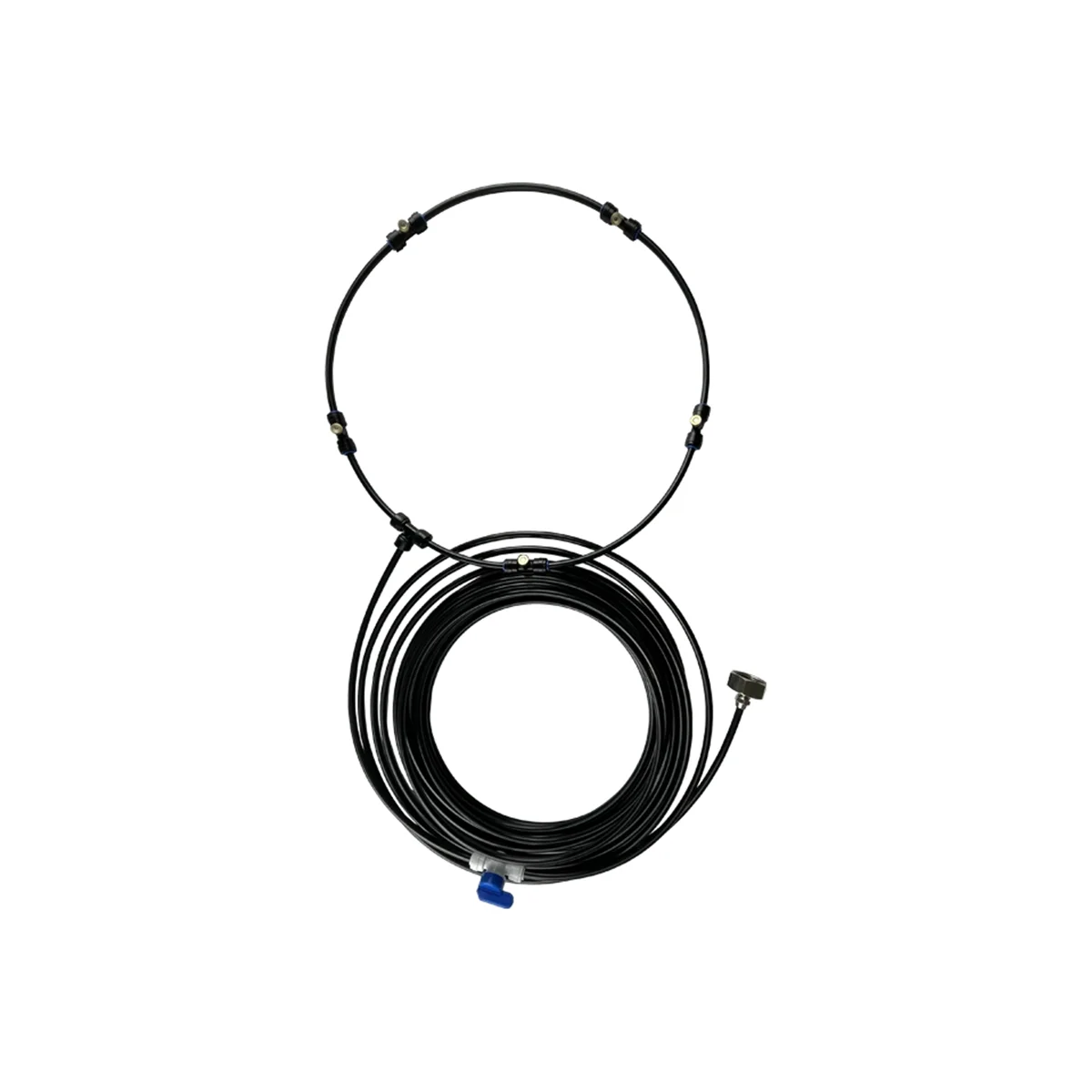 Outdoor Misting Fan Kit Fan Spray Ring Spray Tube Misting Fan Cooler Water Cool-Ing Patio EU Standard Interface