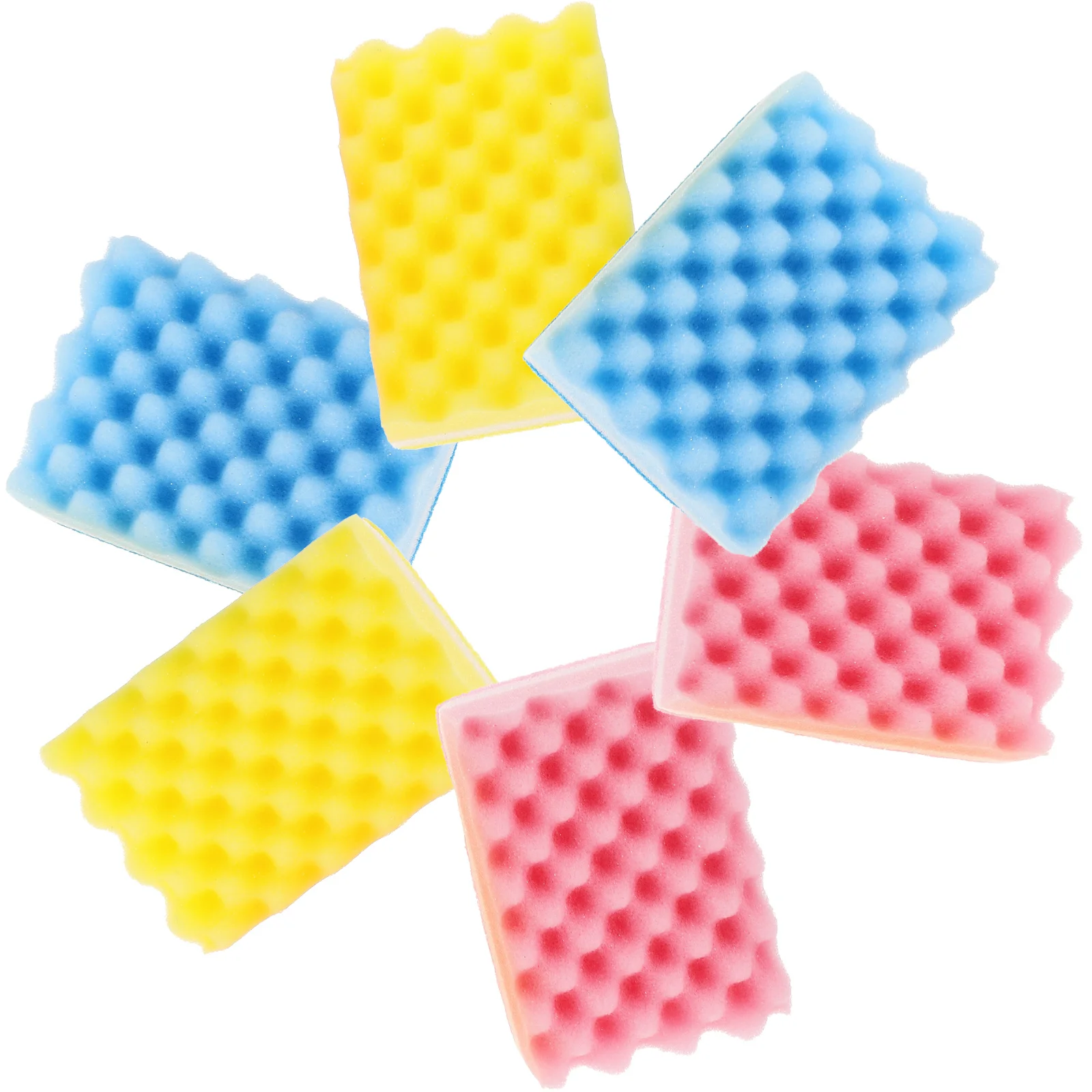 

6pcs Heavy Duty Multi-Use Cleaning Sponges Non-Scratch Eraser Sponge Scrubbing Dish Sponges Use for Kitchens Bathroom Car