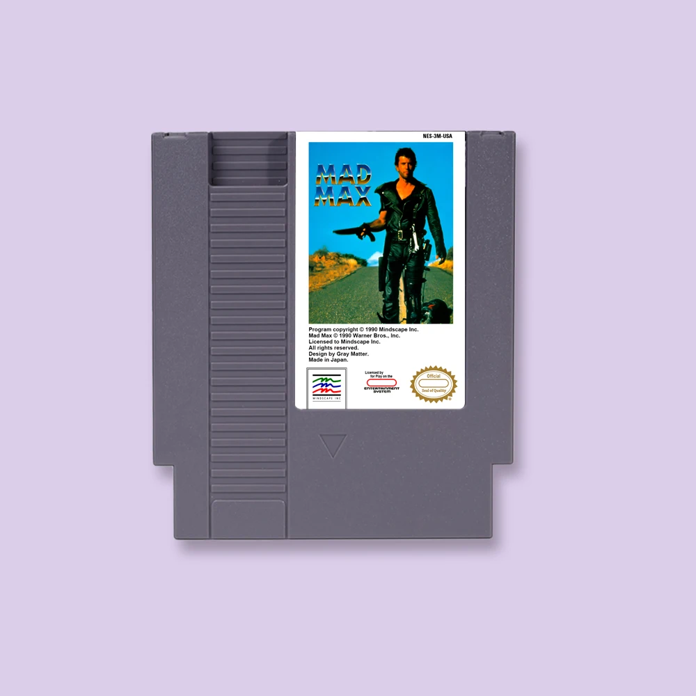

Mad Max Game Cartridge Action Game For NES 8Bit 72PIN Consoles Game Card