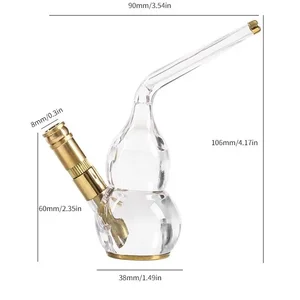 شيشة صغيرة وفلتر شيشة ، سيجارة مزدوجة ، غليون تبغ ، زجاجة ماء ، جديد أفضل 10 شيشة صغيرة محمولة مبيعا - رقم 9