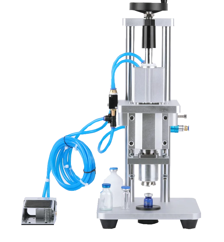 

Mini Semi-Automatic Dried Powder Bottle Capping Machine for Food Beverage Wood/Metal/Glass Pneumatic for Small Business