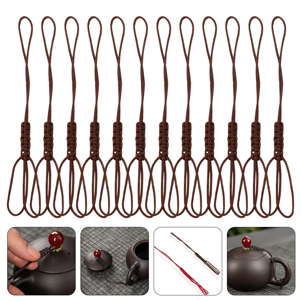 

100 Pcs Teapot Rope Accessory Retro Kettle Handle Replaceable Strap Handmade Connection Polyester Wear-resistant Lid Grips